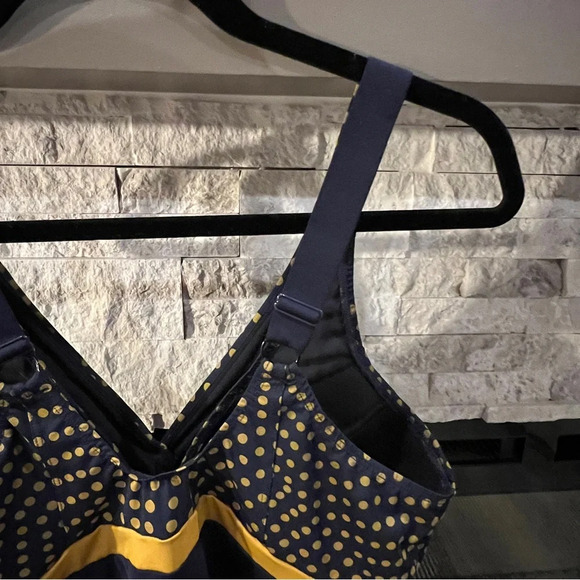 NABAIJI size Large/X Large black and gold one piece bathing suit - Picture 8 of 16